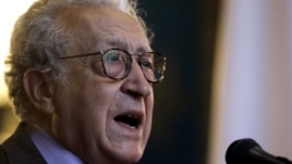 Lakhdar Brahimi: "We shall continue to work as hard as we possibly can."