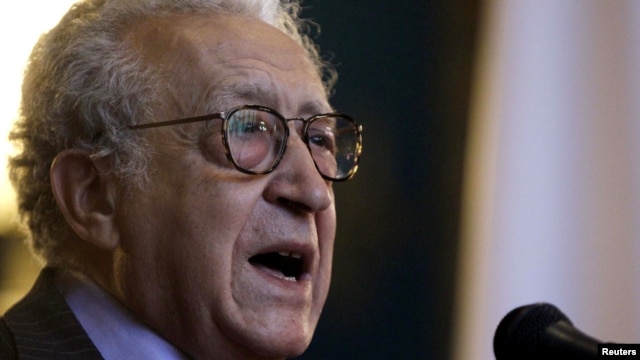Lakhdar Brahimi: "We shall continue to work as hard as we possibly can."