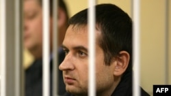 Greenpeace activist Ruslan Yakushev from Ukraine, pictured here last month in a court in the northern Russian city of Murmansk.