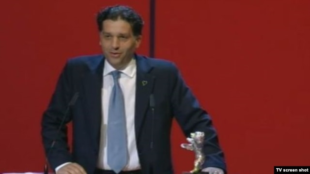 Danis Tanović na dodjeli nagrada, Berlinale, 16. februar 2013.