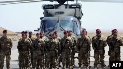 Italian soldiers, pictured here at Herat airport, make up part of the International Security Assistance Force. (file photo)