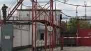 Вид на тюрьму 159/6 в поселке Долинка Карагандинской области.