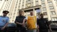 Акцыя пратэсту каля будынку Дзярждумы РФ
