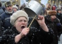 Many groups were inspired by pensioners' protests against benefits reforms