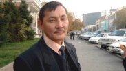 Курмангазы Рахметов, участник Декабрьских событий 1986 года. Астана, октябрь 2008 года. 
