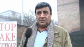 Armenia - Scientist Harutiun Karapetian speaks to RFE/RL in Yerevan, 23Jan2013.