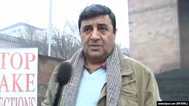 Armenia - Scientist Harutiun Karapetian speaks to RFE/RL in Yerevan, 23Jan2013.
