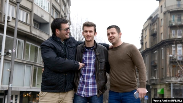 Mladi iz Preševa u poseti Beogradu, februar 2013.