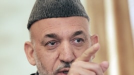 Afghan President Hamid Karzai  