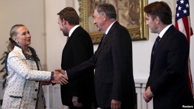 Hillary Clinton sa članovima Predsjedništva BiH