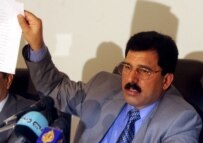 Hussein's defense lawyer, Khalil al-Dulaymi (in file photo), has warned of bloodshed if the former president is sentenced to die (epa)