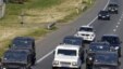 Kolona auta u Beogradu prilikom izručenja Ratka Mladića Haškom sudu, 31. maj 2011