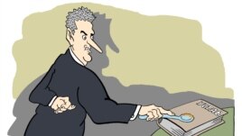 Karikatura Predraga Koraksića Coraxa