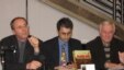 Sa promocije knjige, pomoćnik direktora RSE Nenad Pejić, autor Dragan Štavljanin i dr Ratko Božović, Fotografije uz tekst: Branko Vučković