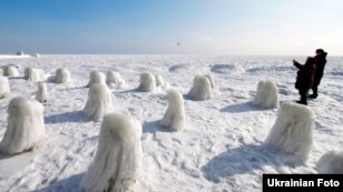 Море біля Одеси замерзло