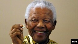 Former South African President Nelson Mandela