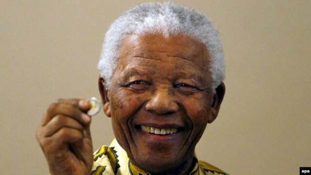 Nelson Mandela, Johannesburg, juli 2008. 