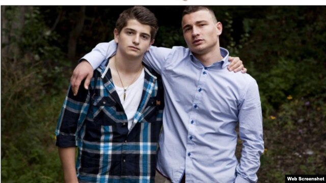 The story of Chechen teenagers Rustam Daudov (left) and his friend, Movsar Dzhamayev, was picked up by Norway's "Dagbladet" newspaper.