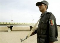 An Afghan policeman near the border with Iran (file photo) (AFP)
