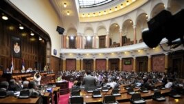 The Serbian parliament in Belgrade