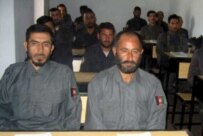 Afghan police being trained in Kandahar in February (epa)