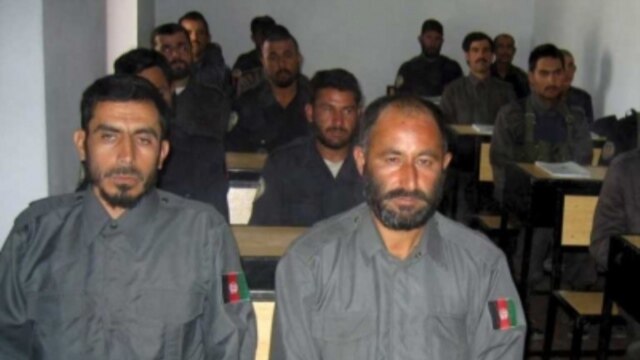 Afghan police being trained in Kandahar in February (epa)