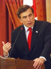 Saakashvili told a November 10 gathering of business people the state of emergency would be lifted soon (epa)