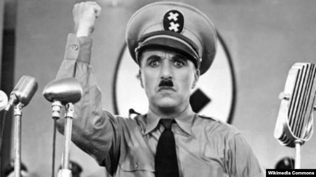 Charlie Chaplin u filmu ¨Veliki diktator¨ 