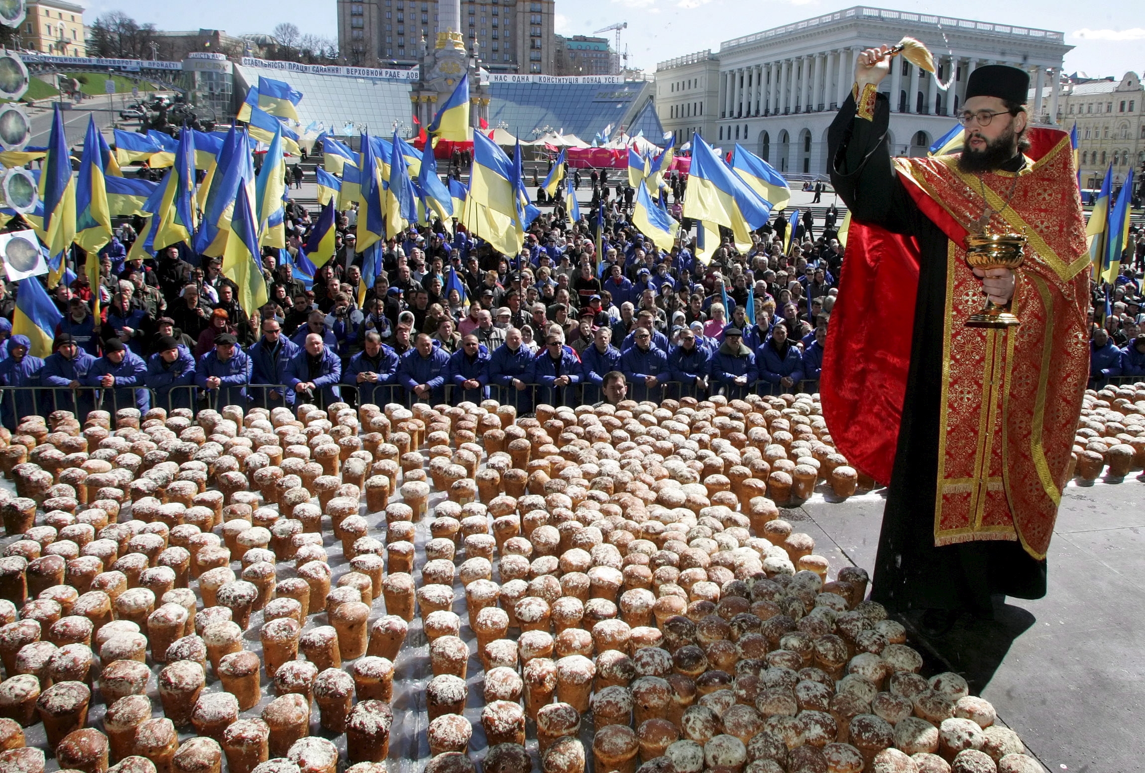 Вялікдзень на Майдане Незалежнасьці, Кіеў