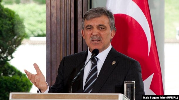 Georgia -- Turkish president Abdullah Gul in Tbilisi, 06May2014.