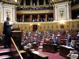 Francuski parlament tokom rasprave o zakonu, 23. siječnja 2012.