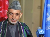 President Hamid Karzai briefs journalists after the high-level meeting on Afghanistan in New York (official site)
