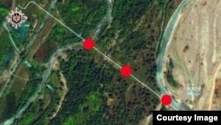На снимке — участок российско-армянского газопровода.