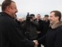 Prezident İlham Əliyev rusiyalı həmkarı Dmitri Medvedevlə