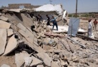 The rubble of the house where al-Zarqawi was killed (epa)