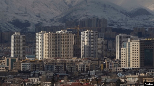نمایی از ساختمان‌های شهر تهران