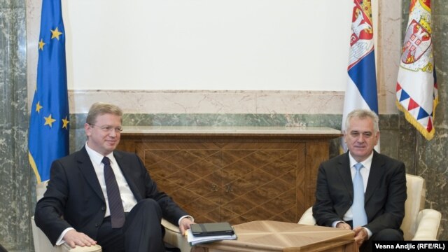 Tomislav Nikolić i Štefan File u Beogradu, 11. jun 2012.