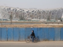 The National Stadium in Beijing, a main venue for the 2008 Olympics (AFP)