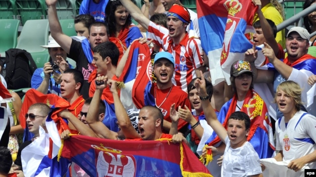 Serbian fans hurled insults during the Australian Open - and so did the Croatians