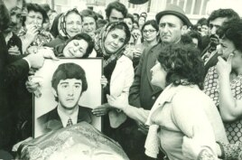 Oğlu Ariflə vida günü. 1976-cı il.