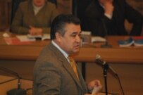 Parliamentary speaker Omurbek Tekebaev is one of the rally's organizers (file photo) (RFE/RL)