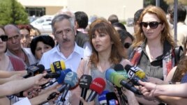 გამოცდების ეროვნული ცენტრის ყოფილი თანამშრომლების პრესკონფერენცია