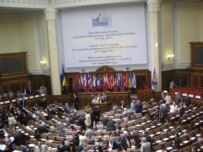 The OSCE Parliamentary Assembly session in Kyiv today (RFE/RL)