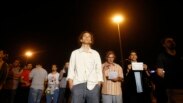 Turkey -- Erdem Gunduz (C) stands in a silent protest on Taksim Square in Istanbul, 18Jun2013