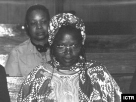 Former Rwandan cabinet minister Pauline Nyiramasuhuko