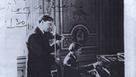Alfred Cortot în duo George Enescu (Sursa: colecția Jean Cortot)