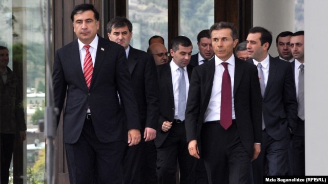 The uneasy cohabitation of Georgia's President Mikheil Saakashvili (left) and Prime Minister Bidzina Ivanishvili (right) continues.