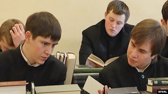 At the seminary, students live, learn, and eat together 