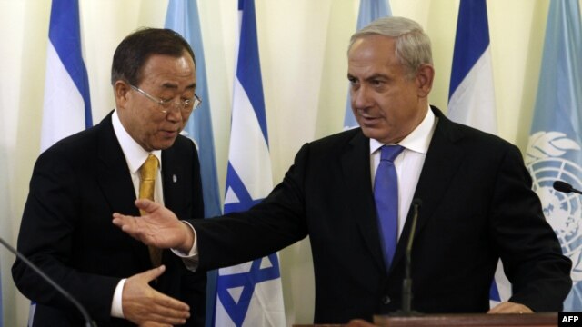 Pamje nga takimi i sotëm ndërmjet Ban dhe Netanyahu