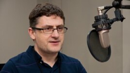 Mark Galeotti, professor of Global Affairs at New York University, speaking to RFE/RL in January 2012.